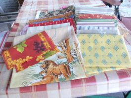 lot de 2 kilos chutes de tissus NEUFS