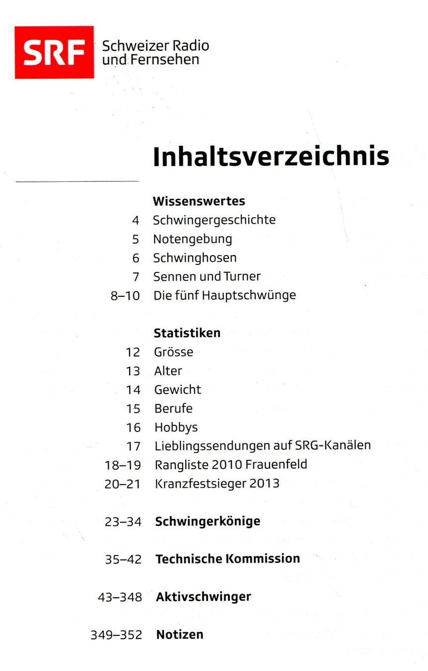 Libri: Schwingen, Wissenswertes, Statistiken, Tabellen – Usato da Aarau venduto da Elmaar41 1