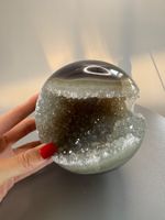 Wunderschöne Achat Kugel - 11.5cm, 1.38kg