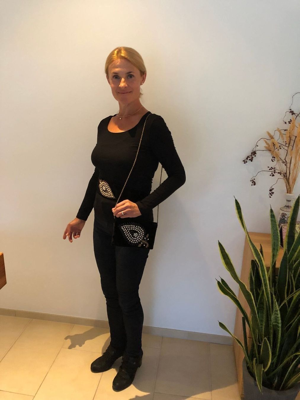 Taschen für Damen: Set Handmade Gürtel, Haarspange, Tasche – Gebraucht aus Glarus von Glafri 1
