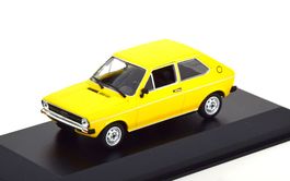 Audi 50 1974-1978 gelb      1:43 von MaXichamps / Minichamps