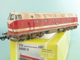 Brawa DR Baureihe 119/219, gealtert