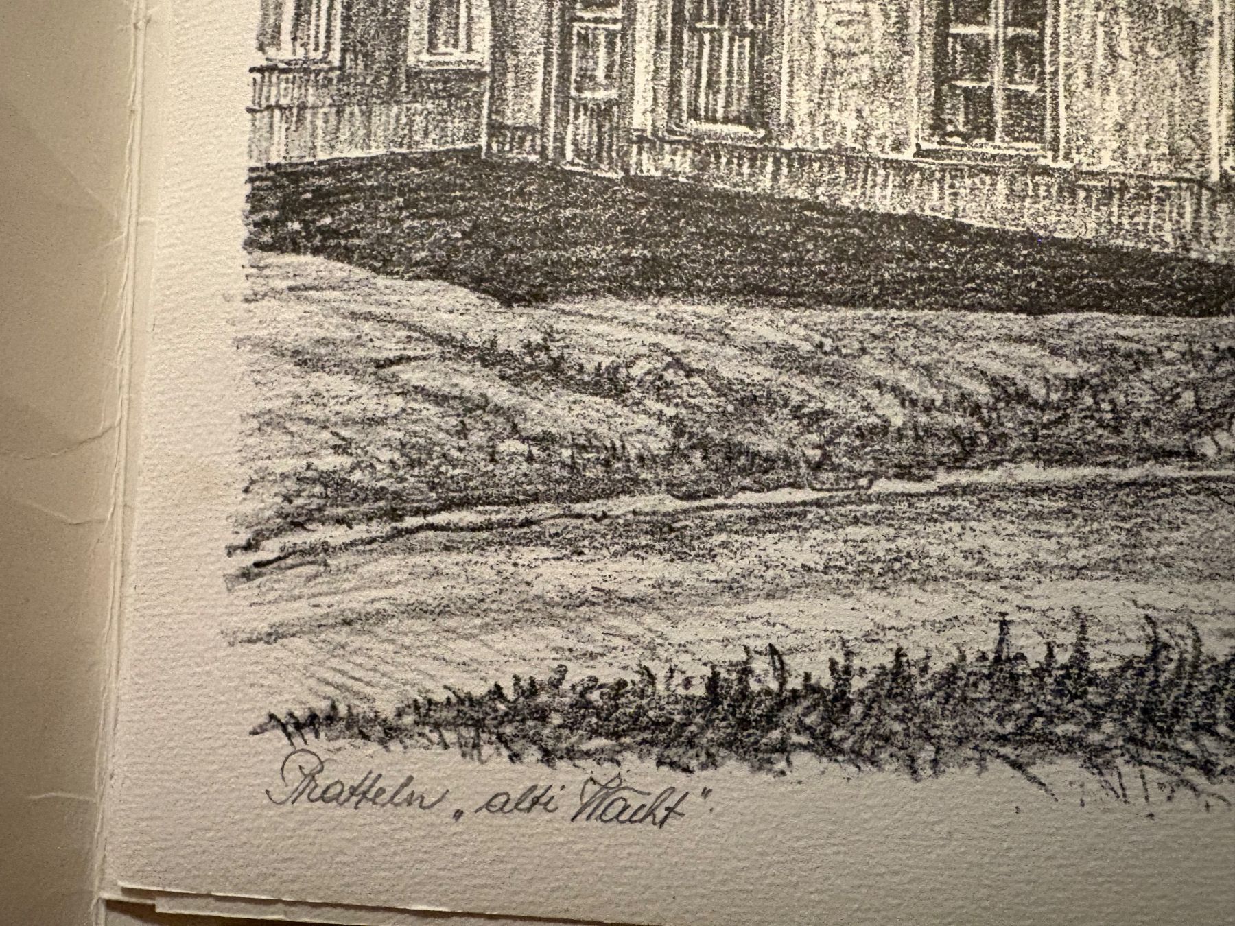 Grafica & Litografie: Albert Weisskopf, Pratteln - Lithographie - Alt Pratteln – Usato da Lausen venduto da Zotty1 1