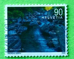 Nr.1860 Schweizer Flusslandschaften GESTEMPELT 2022  ﻿  