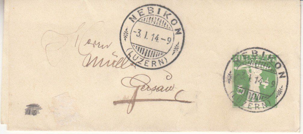 Tutti i francobolli: SGK SB 034 Nebikon - Gersau – Usato da Bürglen TG venduto da StampGraf