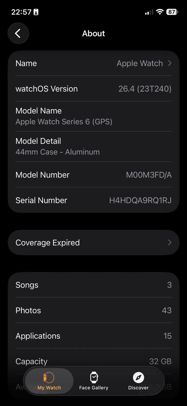 Apple Smartwatch: Apple Watch Series 6 – Usato da Dornach venduto da Garocle 8