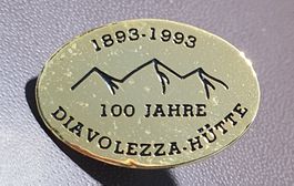N517 - Pin 1893-1993 100 Jahre Diavolezza-Hütte