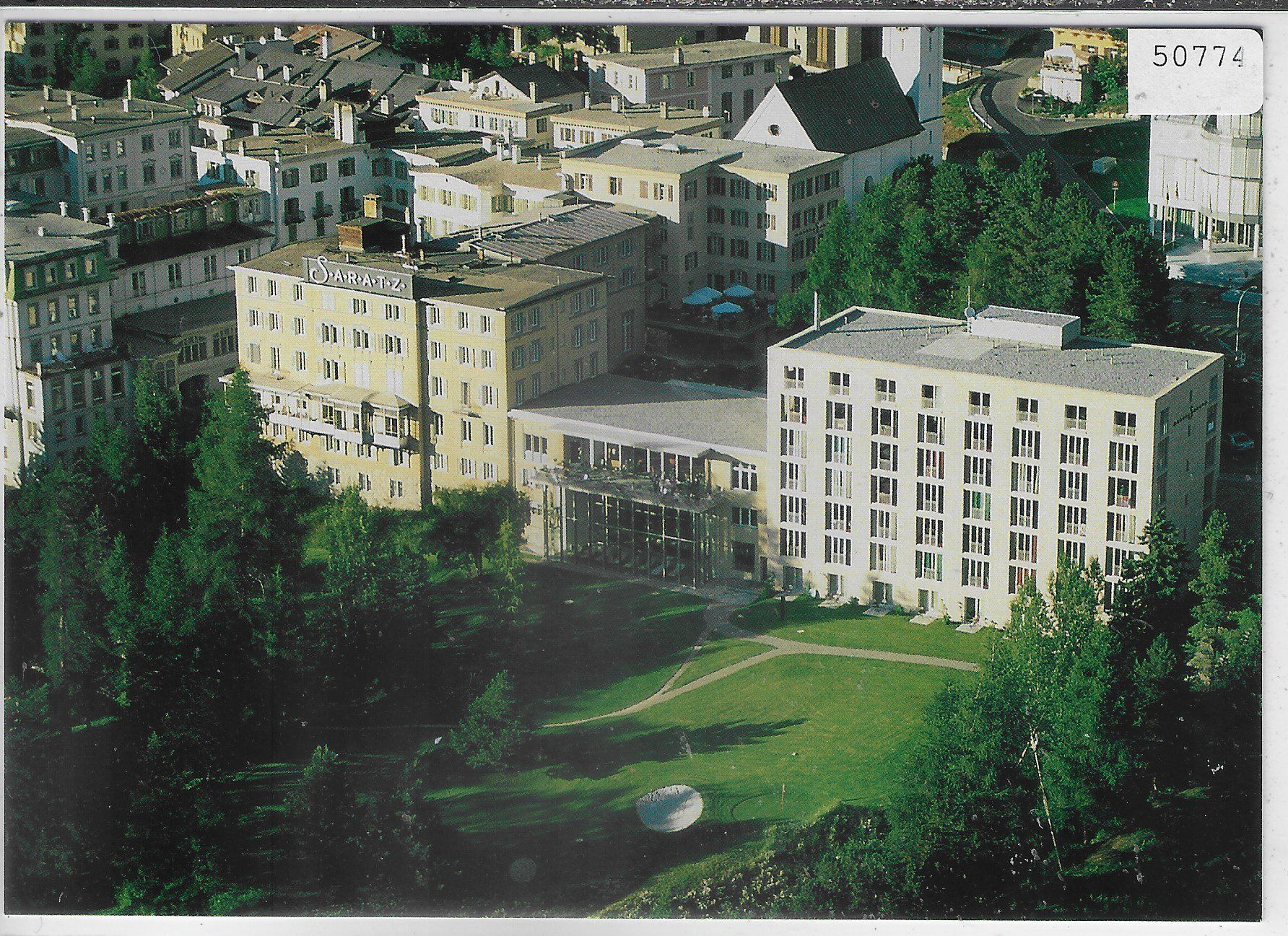 Cartoline postali: Hotel Saratz - Pontresina – Usato da Ettingen venduto da Kartenplanet