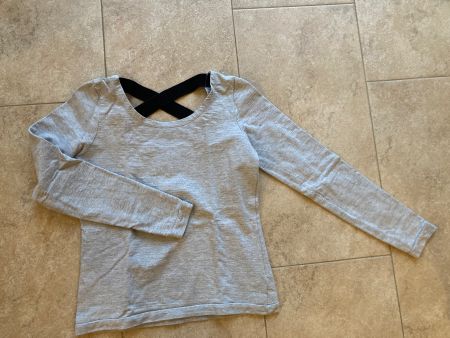Pink Loop Shirt, Grösse S, Grau, mit gekreuzten Trägern