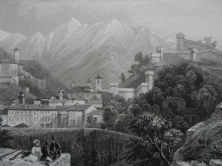 Incisioni: Bellinzona Castelli Ticino – Usato da Risch venduto da Rischli15 1