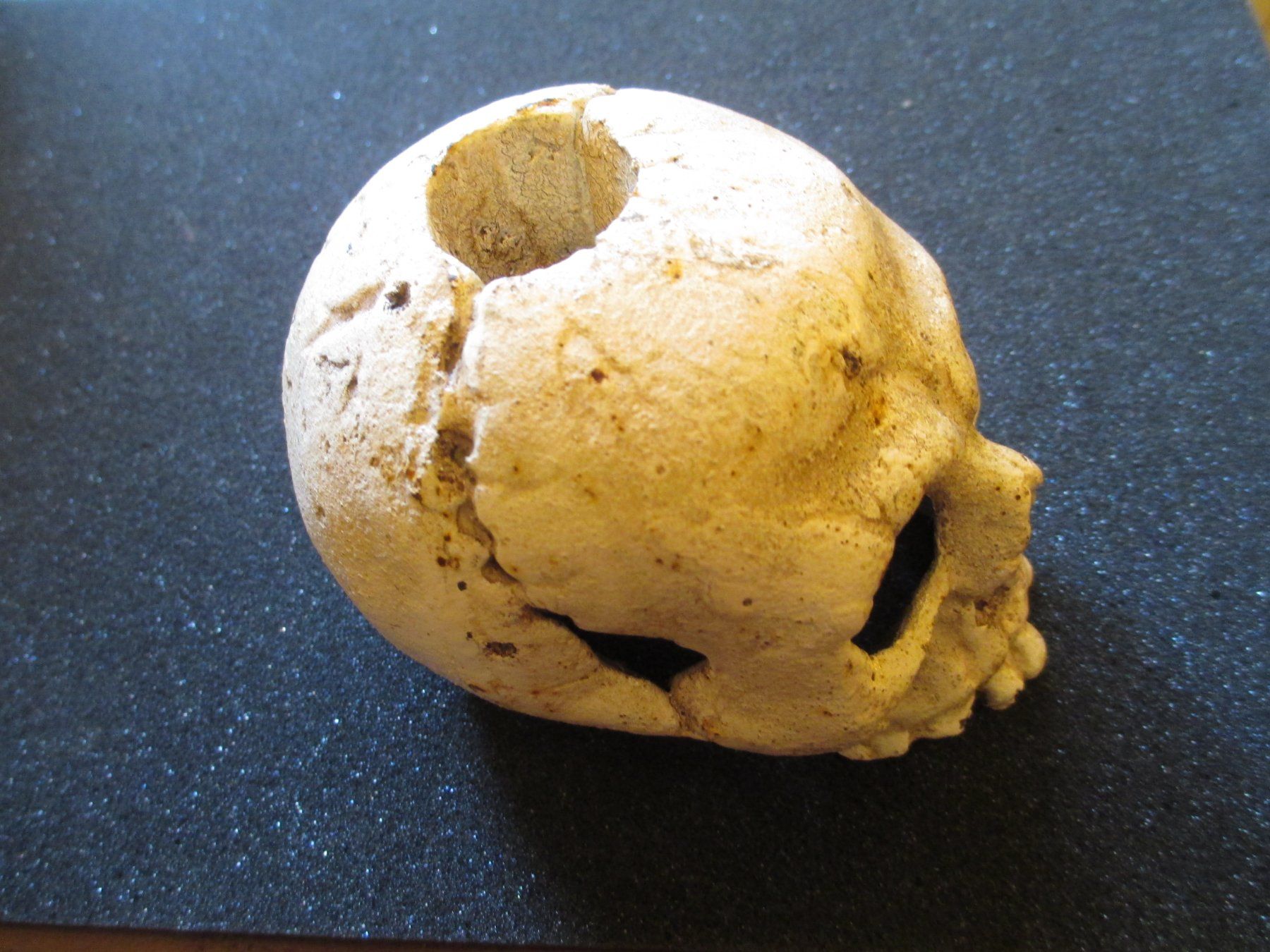 Portacandele: Kerzenständer Guss Skull – Nuovo (secondo la descrizione) da La Heutte venduto da franco029 1