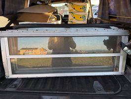 2x Aluminium Schiebefenster für VW T3 gebraucht Zustand