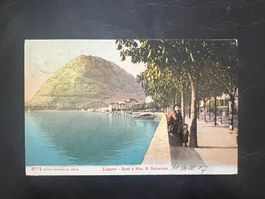 AK   1907 Lugano Quai super  (G3324)