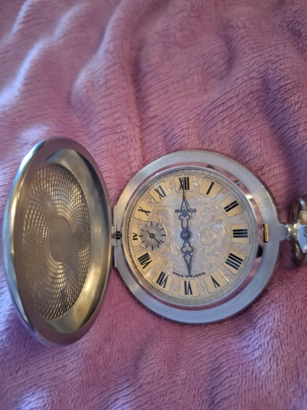 Orologi: MECH.TASCHENUHR MIT EMAILLE EINLAGE LANDSCHAFT – Nuovo (secondo la descrizione) da Gretzenbach venduto da schibaya 2