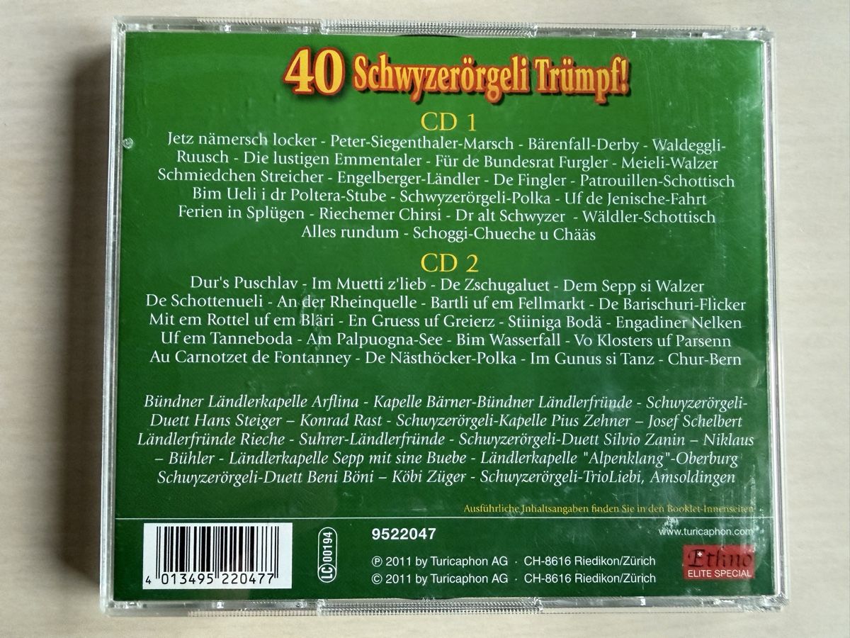 CDs: 40 Schwyzerörgel-Trümpf 2CD – Gebraucht aus Oberried Brienz von Chyara 1