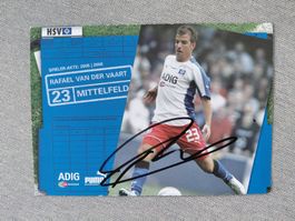 Autogrammkarte Rafael van der Vaart