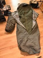 2x Armee Schlafsack oliv mit 2x Biwaksack