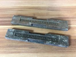 Alte Bodenleger Gewichte Forster Altorfer & Co Zürich