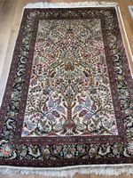 Ghom Teppich aus Seide, 138 x 210 cm
