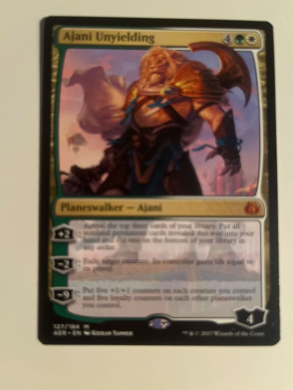 Magic The Gathering Sammelbilder & Trading cards: 1 x Ajani Unyielding - Magic: The Gathering - MtG – Gebraucht aus Kriens von Shadi1980