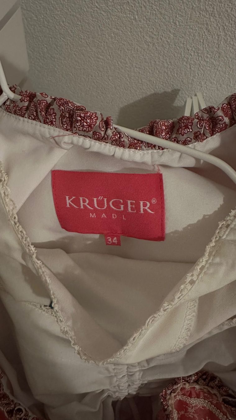 Krüger Robes: Krüger Dirndl Rosa mit Bluse, Gr 34 – D'occasion à Frick par Lari2000 4