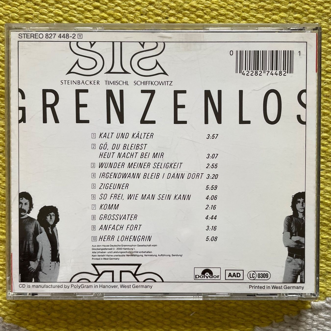 CD: STS STEINBÄCKER TIMISCHL SCHIFFKOWITZ-GRENZENLOS – Usato da Rorschacherberg venduto da CD-Roli 1