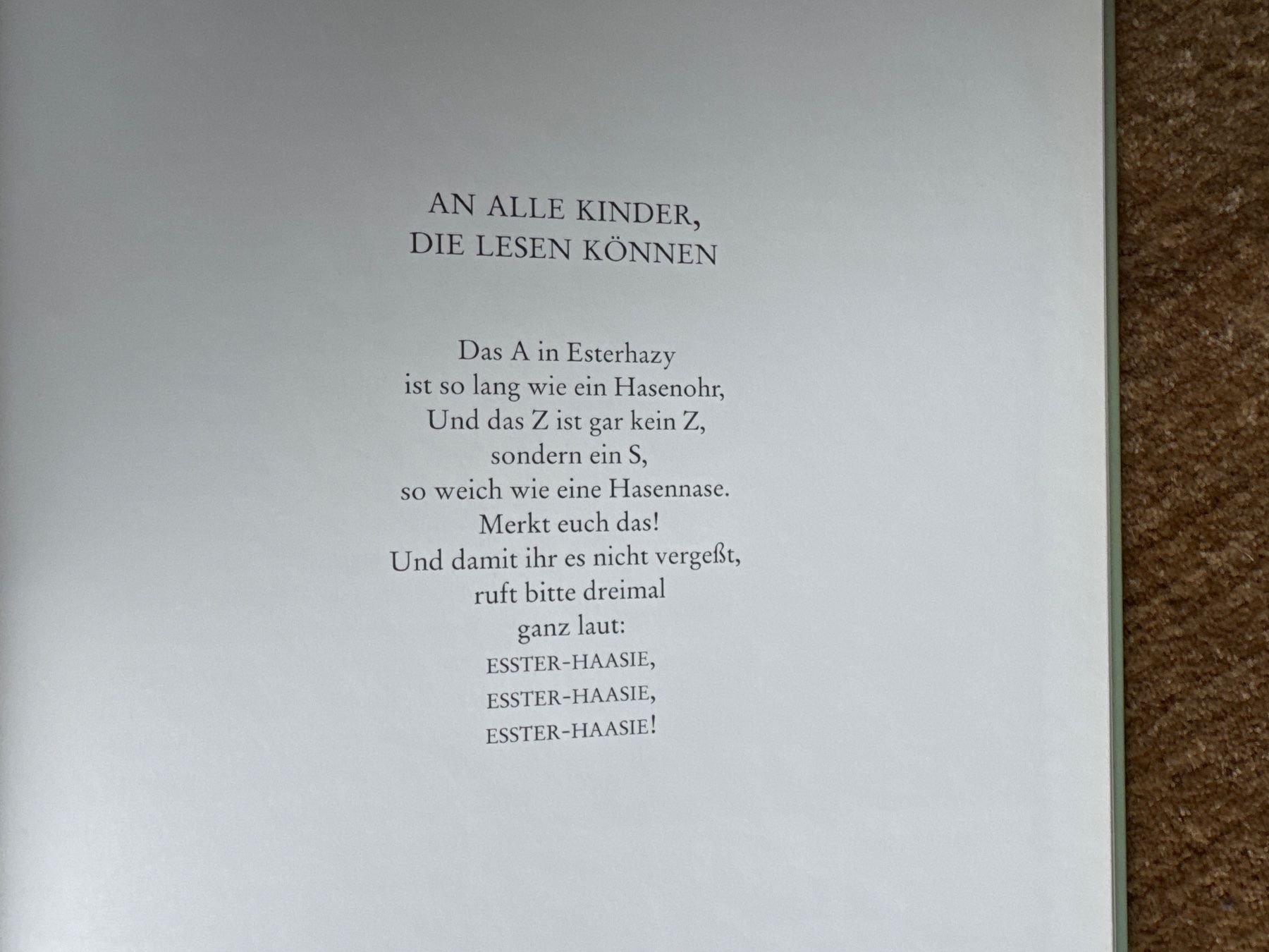 Libri: Esterhazy -Eine Hasengeschichte - Irene Dische – Usato da Aarau venduto da Kilauea 1
