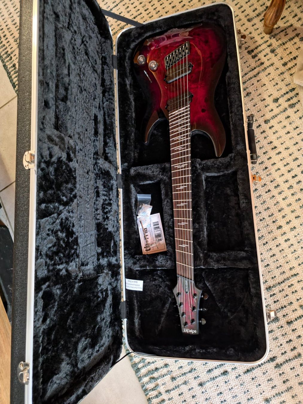 Schecter Instruments de musique: Schecter Omen Elite-7 Multiscale + Hardcase – Neuf (Voir description) à Burtigny par Mirdael 5