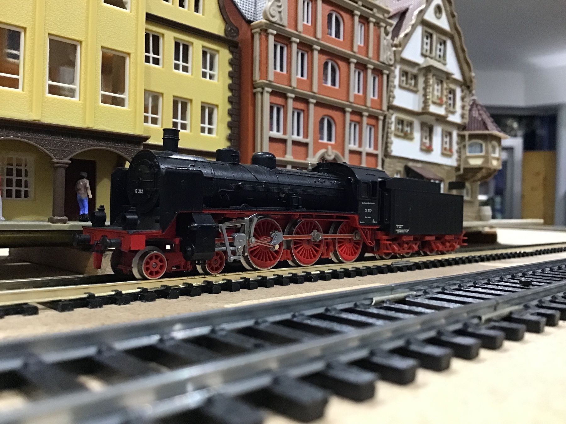 Trix Modelleisenbahnen: MINITRIX Dampflok BR 74 DB, SPUR N – Gebraucht aus Männedorf von Spezial-Modelle
