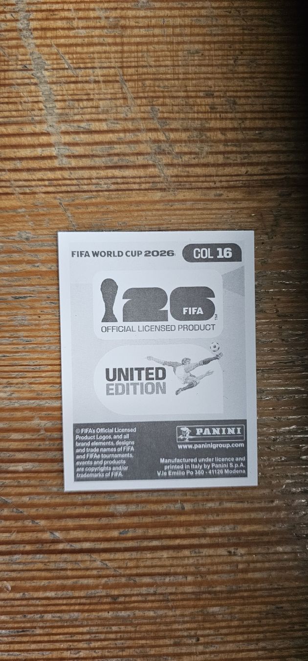 Panini Sammelbilder & Trading cards: Fifa World Cup Panini COL 16 – Neu und originalverpackt aus Biel VS von volcom8702 1