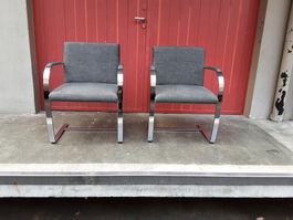 Ein Paar Brno-Chairs von Knoll International