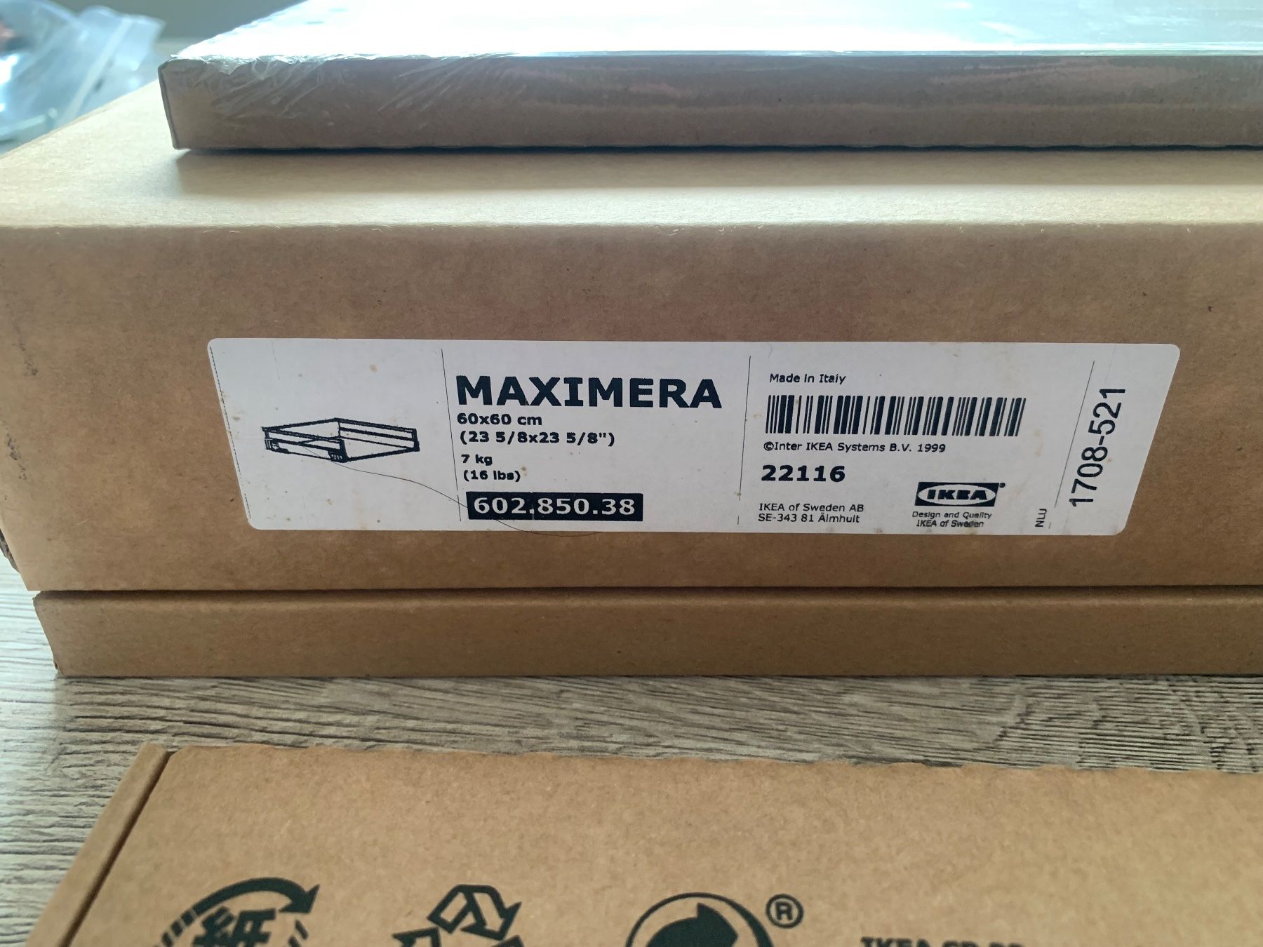 Ikea Komplettküchen: IKEA Küchenschublade 60x60 Maximera – Neu und originalverpackt aus Langenthal von Brunnbach 1
