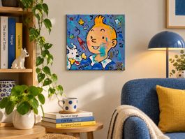 Pop Art Tintin 30x30 cm original