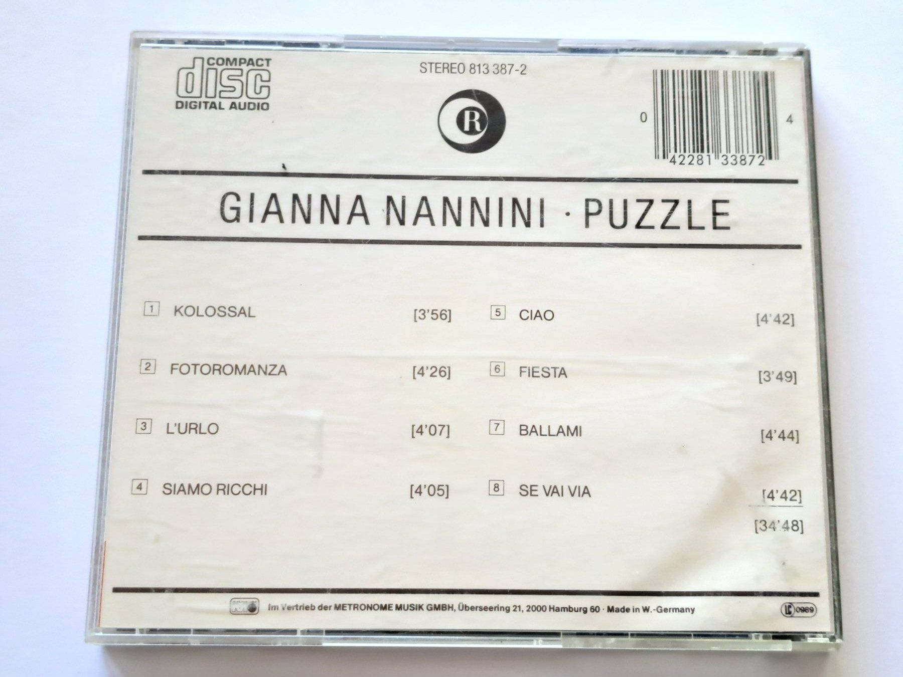 CD: Cd Gianna Nannini - Puzzle  – Usato da Pully venduto da bro_n52j 1