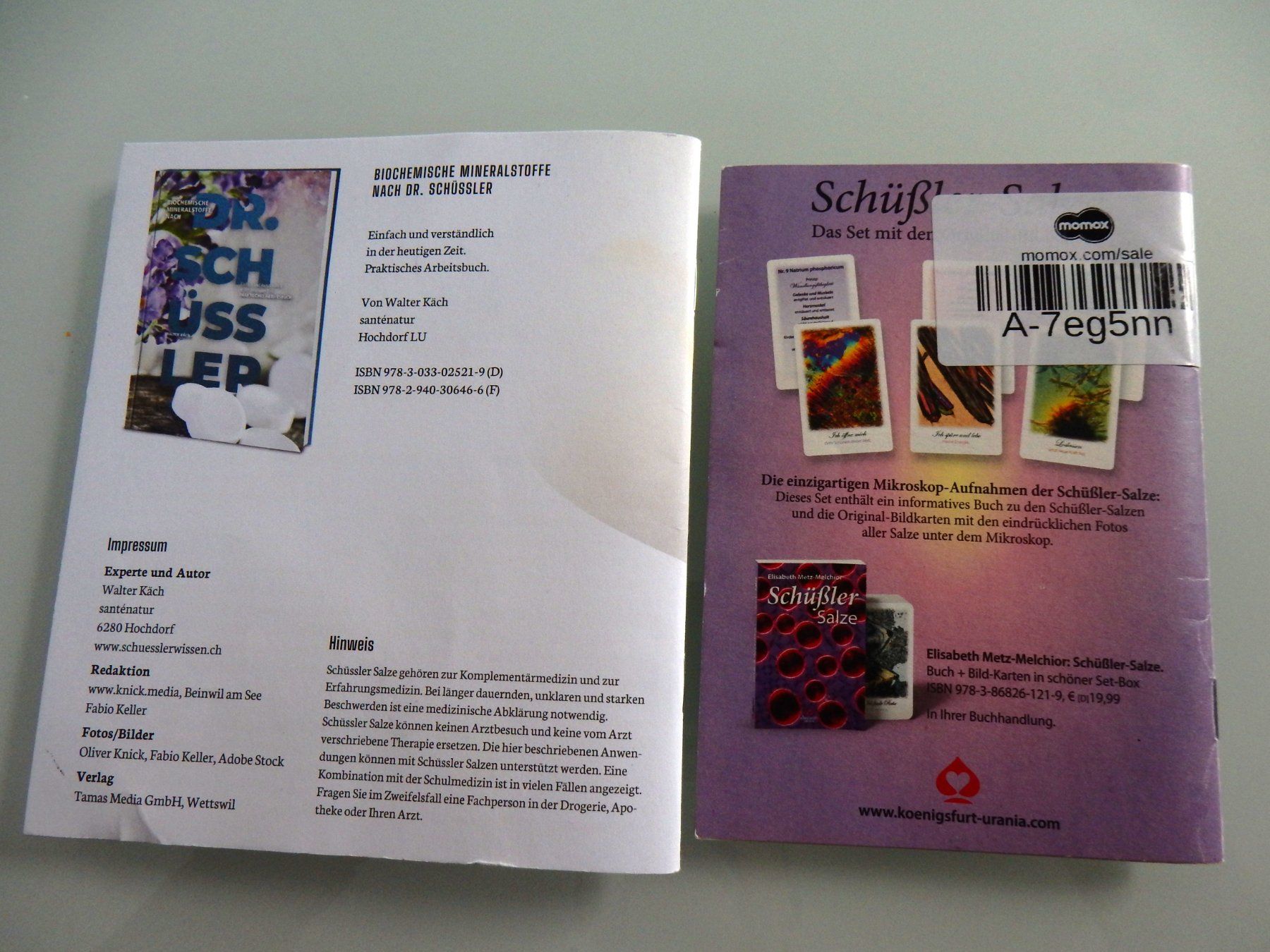 Libri: Zwei Bücher Schüssler Salze – Usato da Bellmund venduto da flo50 3