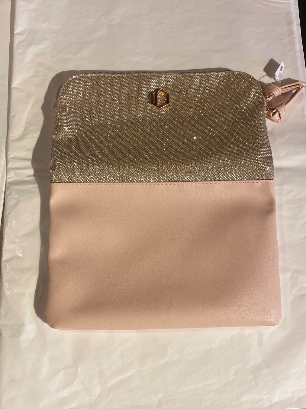 Kosmetikkoffer: KOSMETIKTASCHE-VINTAGE,ROSA-GLITZER – Neu (gemäss Beschreibung) aus Meienried von ManuelaBoutique 3