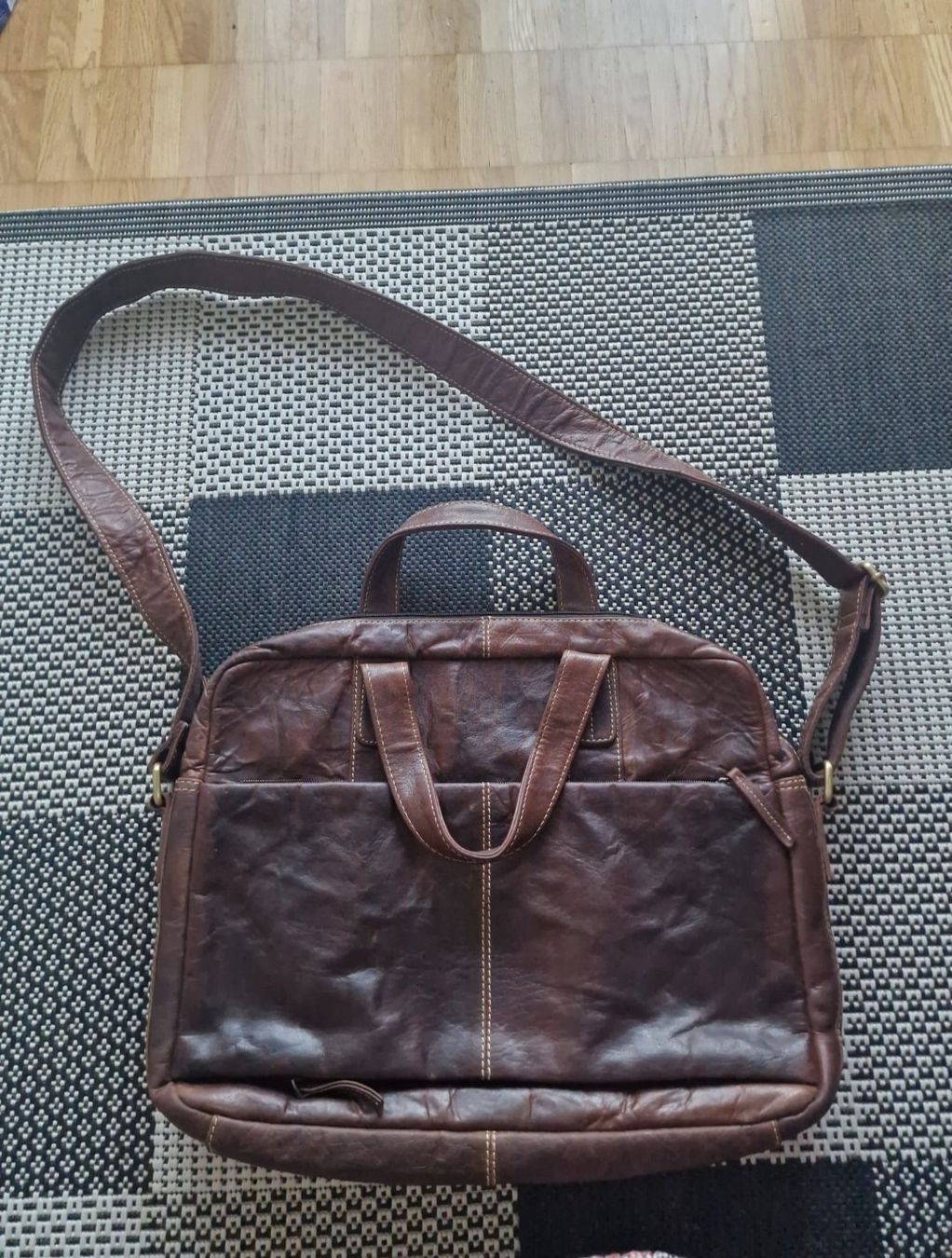 Borse: ALPENLEDER Herren Tasche – Nuovo (secondo la descrizione) da Langendorf venduto da Ariyan01 1