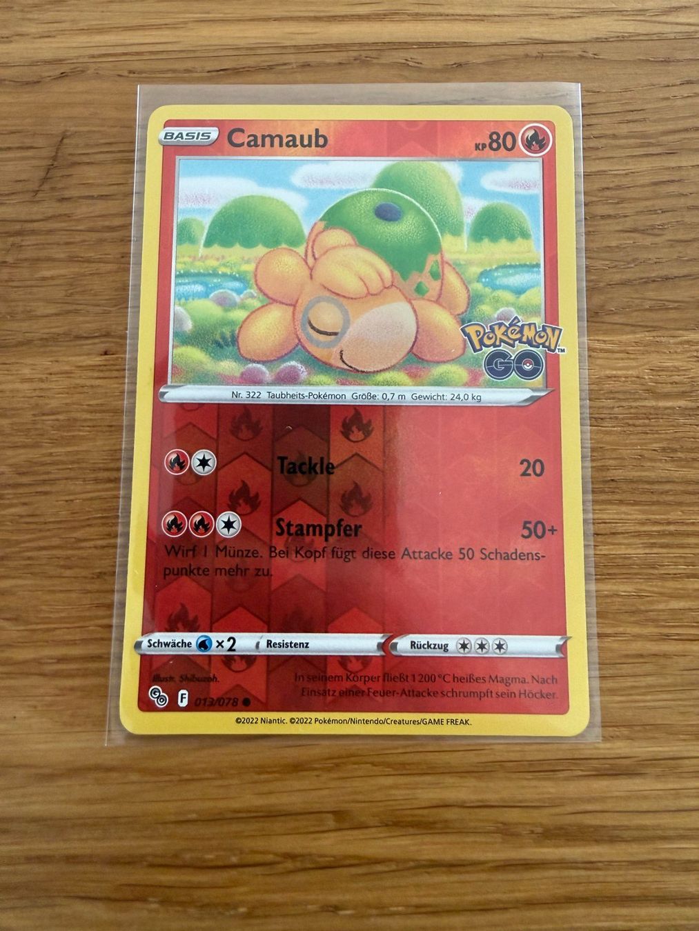 Pokémon Carte collezionabili: Camaub 013/078 – Usato da Amriswil venduto da sim_nlb6