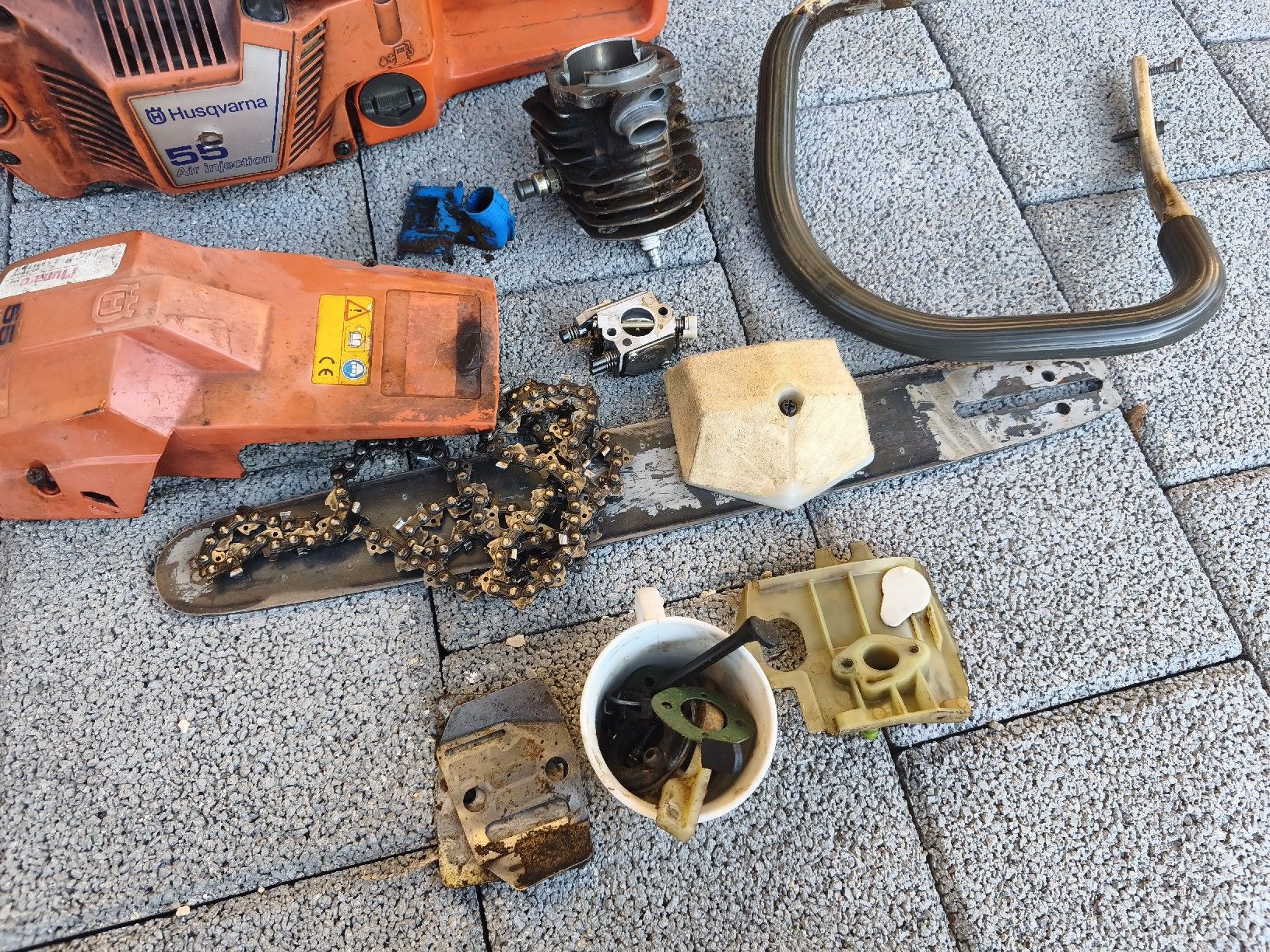 Husqvarna Sägen: Husqvarna 55 mit Fresser – Defekt aus Nunningen von Sandi123 2