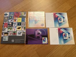 4x Briefmarke 4.0 Liechtenstein Blockchain 
