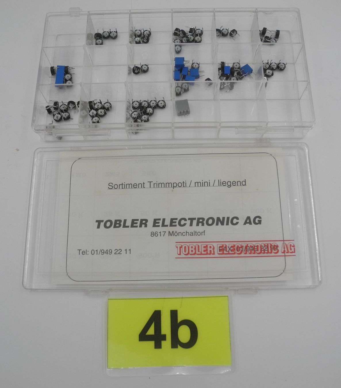 Tous les outils: Tobler Electronic Trimpoti Sortiment - Mini liegend, Nr. 4b – D'occasion à Kottwil par Crazyrolf