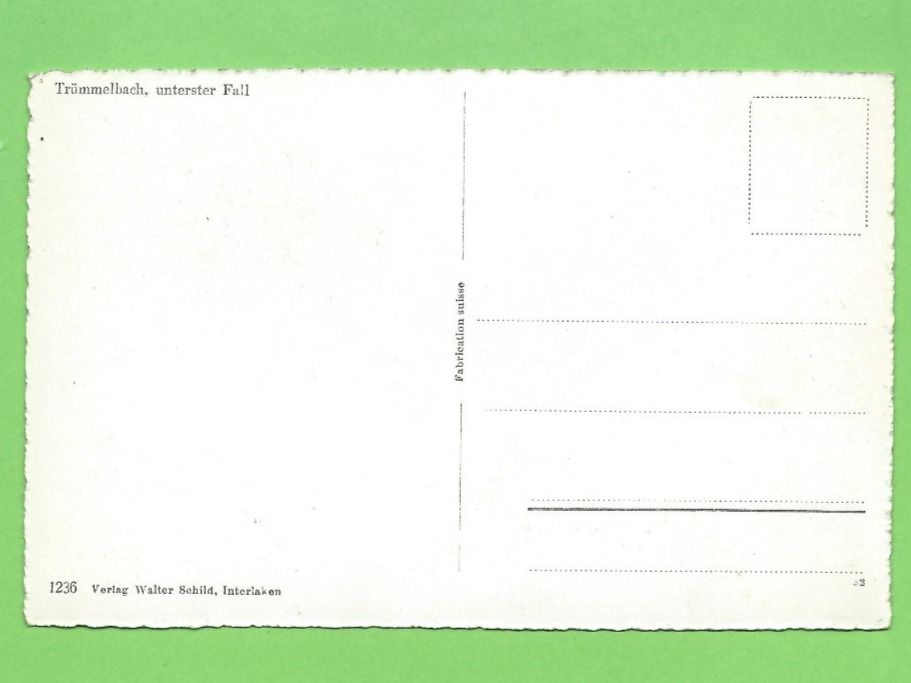 Cartoline postali: Trümmelbach, unterster Fall – Nuovo (secondo la descrizione) da Zürich venduto da t24_de 1