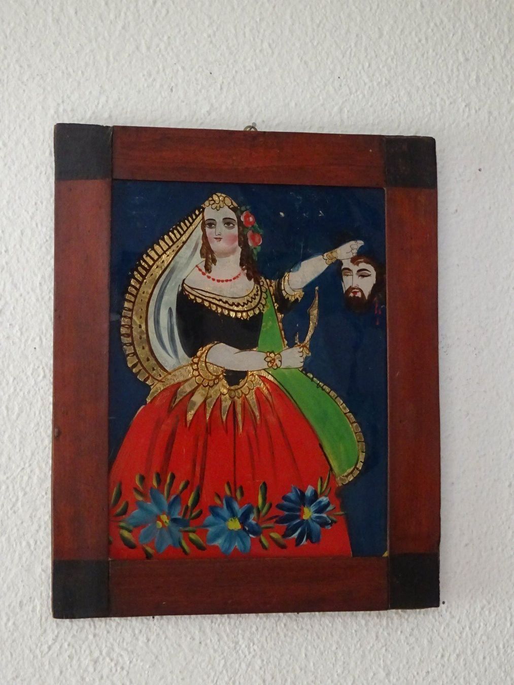 Dipinti: Heilige Judith / Ikone Hinterglasbild – Usato da Esslingen venduto da eintagammeer 2