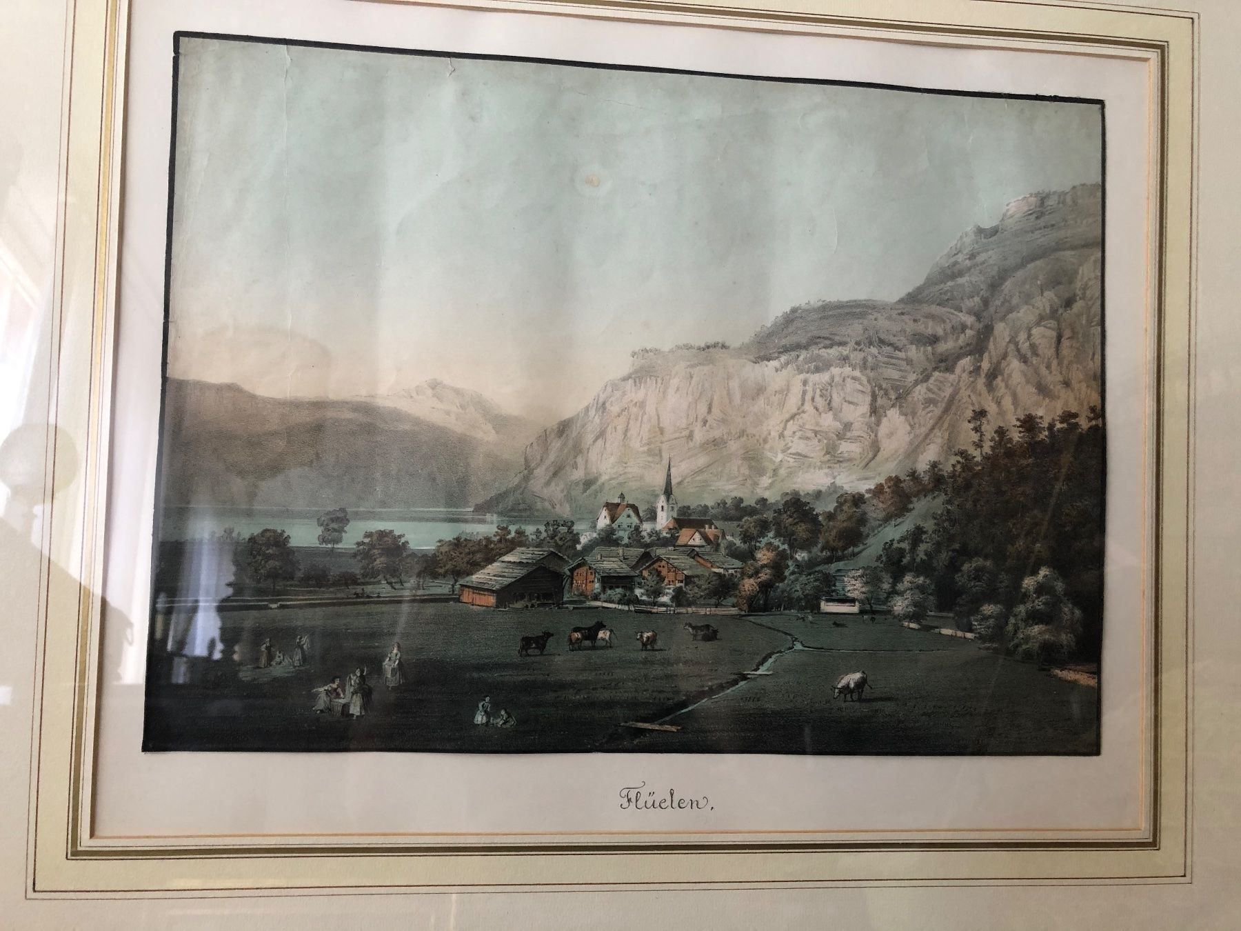 Arts picturaux & lithographies: Lithographie von EUGENE CICERI, um 1850! – D'occasion à Wald ZH par mlnt 3
