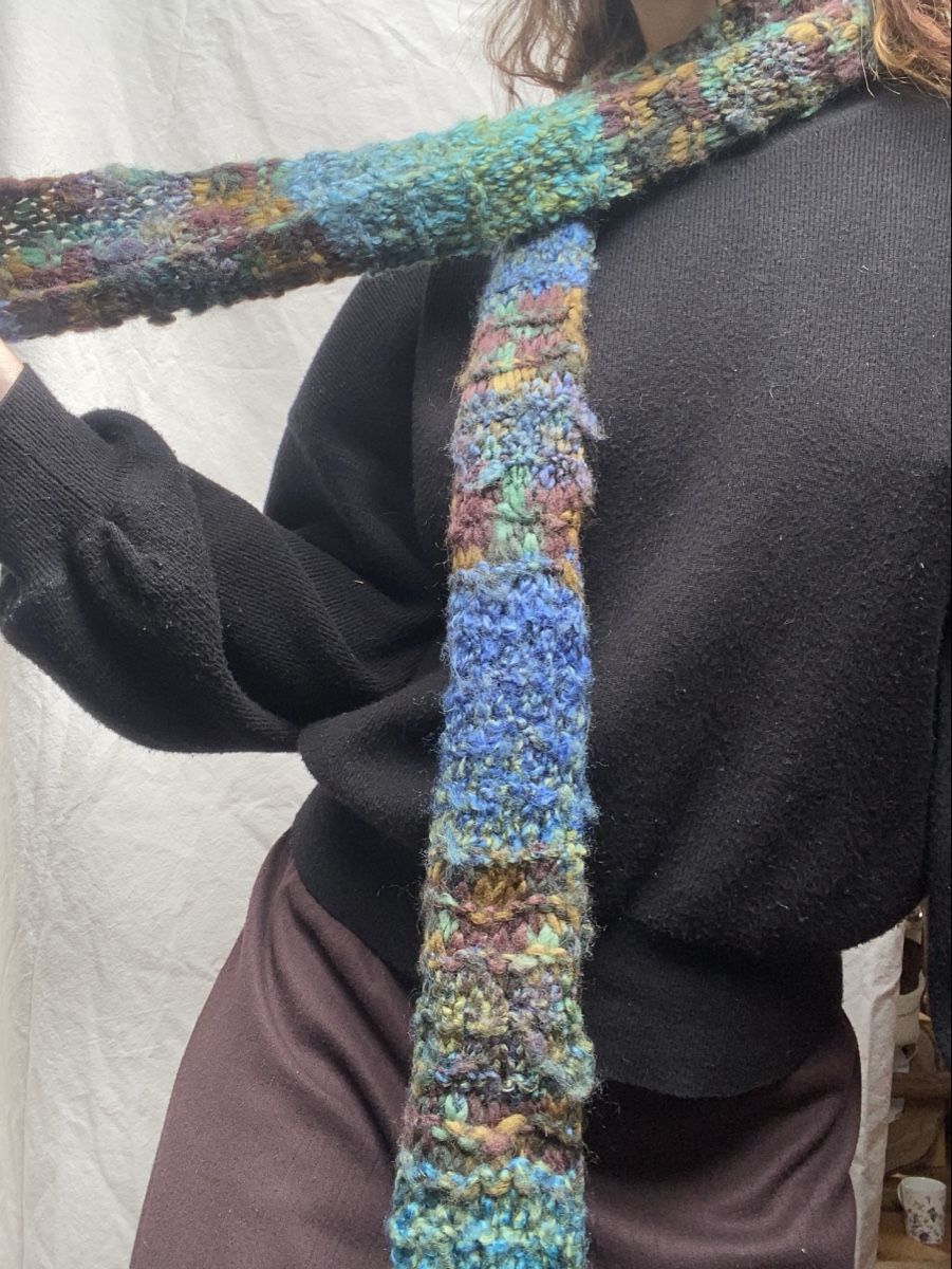 Foulard & Sciarpe: Woll Schal mehrfarbig – Usato da Rehetobel venduto da Norea69 2