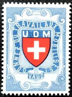 Soldatenmarke 2.WK, UDM VD, ultramarin, Wi UDM 25