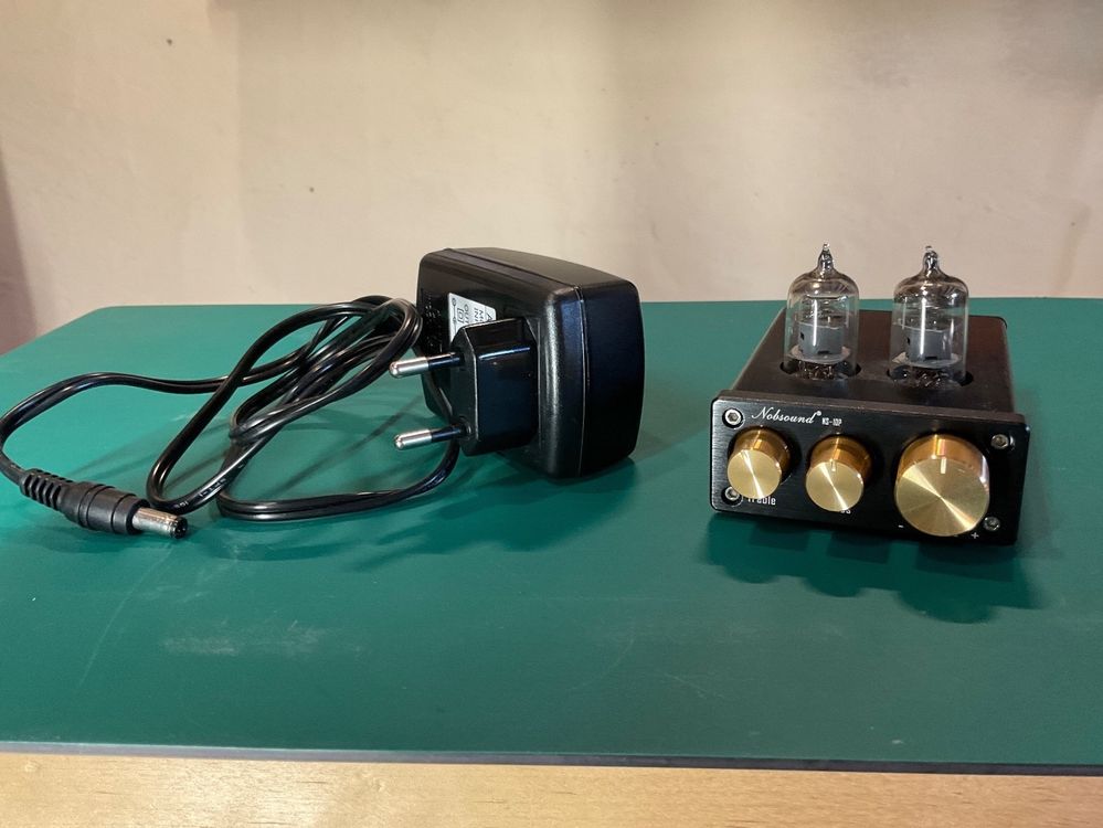 Préampli Bluetooth à Tubes 6J1 - Réglage Aigus/graves - Entrées RCA Et 3,5 Mm - Pour Ampli Ou Enceintes Actives - 9