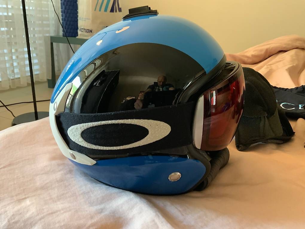 Caschi & visiere: Tonfly ICE Helm Gr. M Skydiving Moped Ski Base Paragliding – Usato da Villigen venduto da barrdall