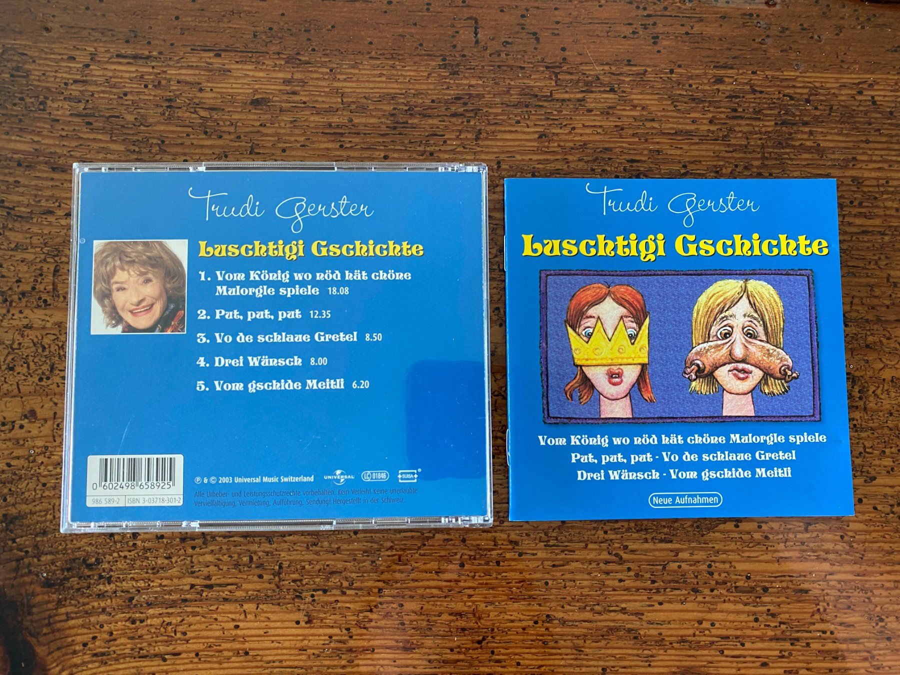 CD & DVD vergini: Luschtigi Gschichte – Usato da Teufen AR venduto da trueblue84