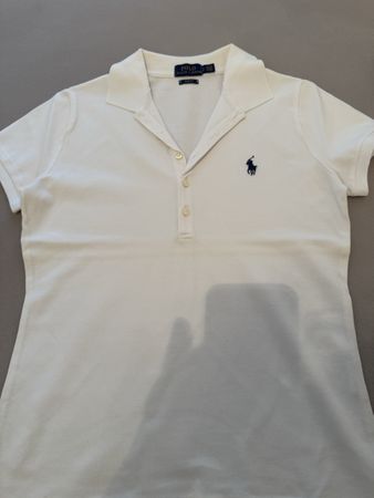 Polo Ralph Lauren Slim Fit Polo Shirt Weiss Grösse S